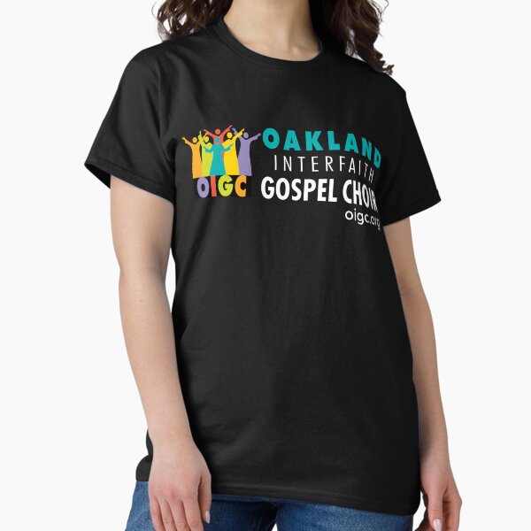 Vista previa del artículo con la obra «Camiseta con el logotipo de la OIGC 2023», diseñado y vendido por Oakland Interfaith Gospel Choir.