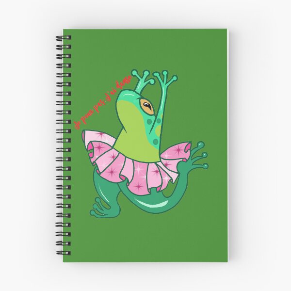 Item preview, I can't, I have to dance....frog in a tutu designed and sold by voicivoila.