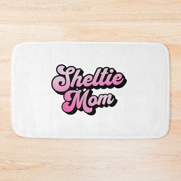 Item preview, Sheltie Mom Cute Pink Cursive Summer Gift designed and sold by Guarddogdrive.