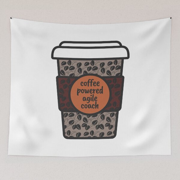 Item preview, Coffee Powered Agile Coach designed and sold by MoePark.