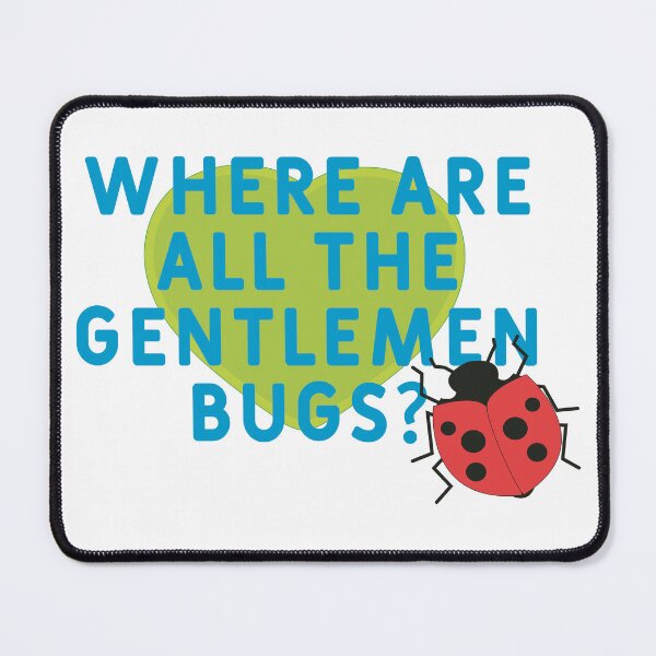 Item preview, Cute Ladybug Where Are All the Gentlemen Bugs designed and sold by MoePark.