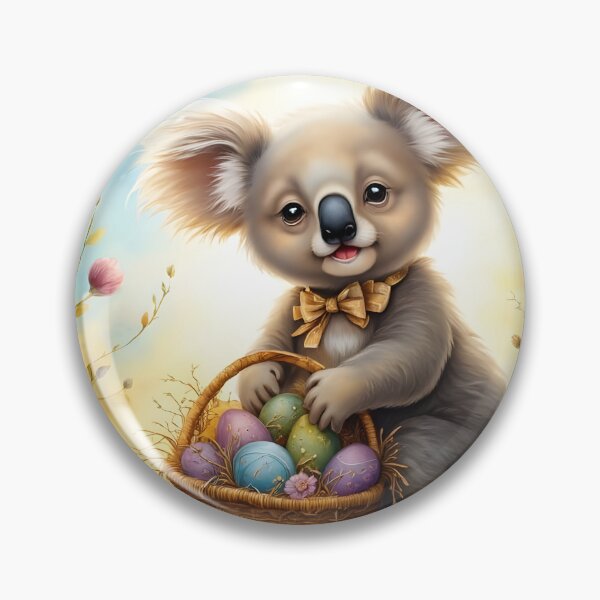Item preview, Aussie Easter Egg Hunt: Koala & Flowers designed and sold by ACuriousshoppe.
