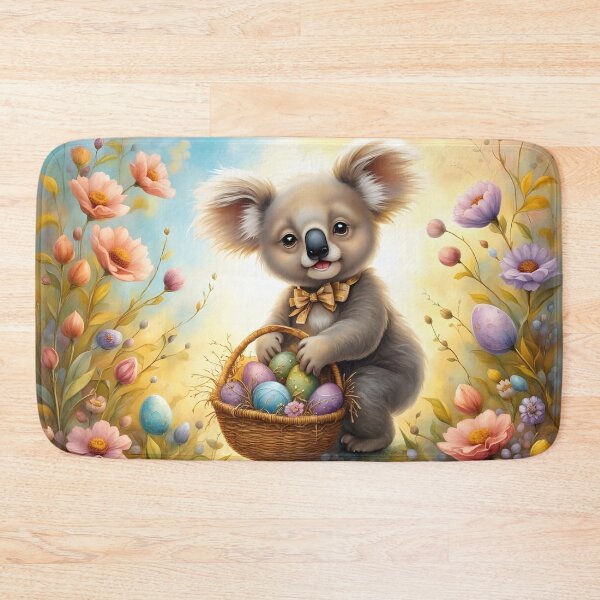 Item preview, Aussie Easter Egg Hunt: Koala & Flowers designed and sold by ACuriousshoppe.