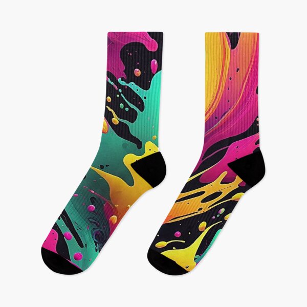 Item preview, Neon Splash: Vibrant Paint Explosion designed and sold by AppliedDesigns1.
