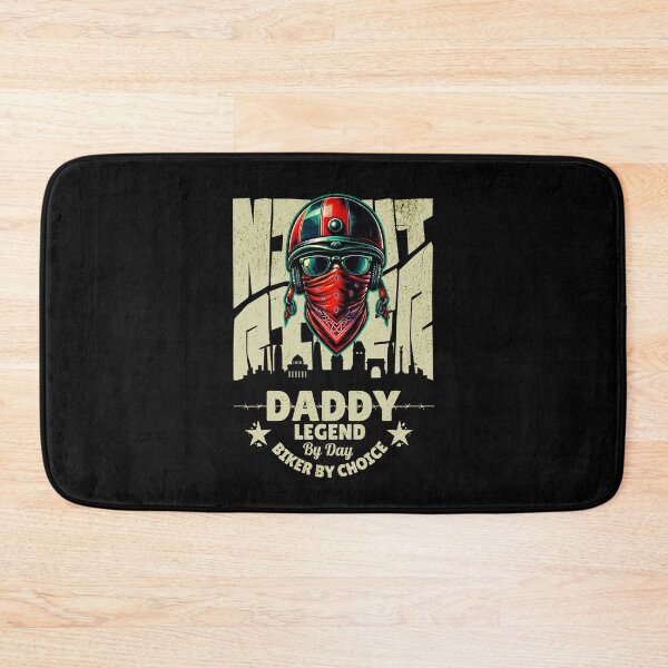 Item preview, Biker Motorcycle Dad Legend, Rider Daddy Red Bandana designed and sold by DAMOTAmagazine.