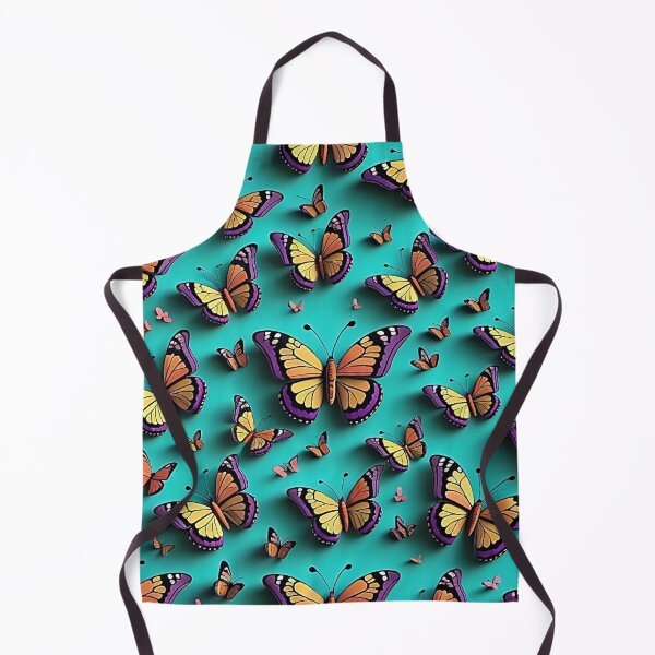 Item preview, Fluttering Rainbow Butterflies: Teal Dream designed and sold by AppliedDesigns1.