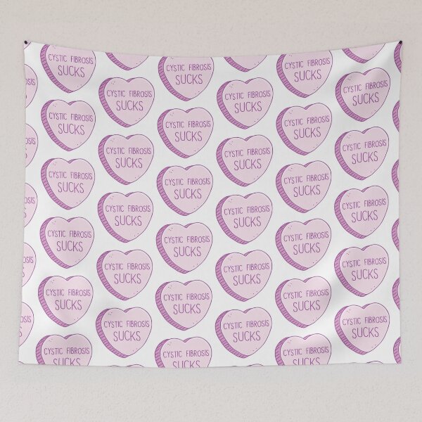 Item preview, Cystic Fibrosis sucks on candy heart designed and sold by jazzydevil.