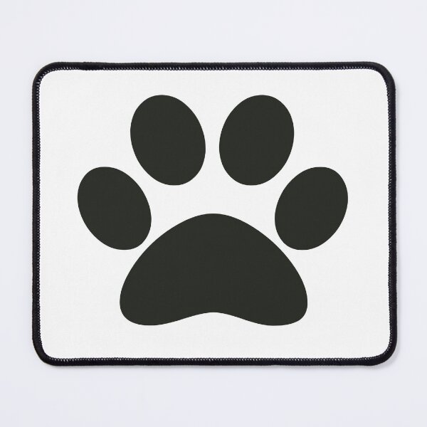 Item preview, Simple Cute Dog Cat Pet Paw - Black designed and sold by MoePark.