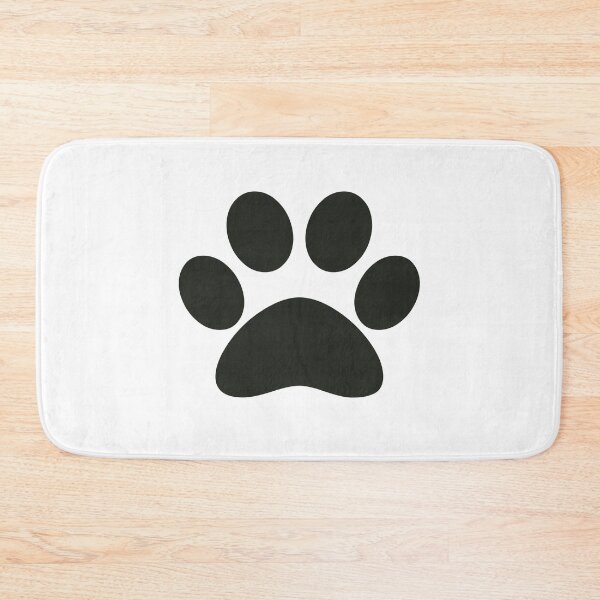 Item preview, Simple Cute Dog Cat Pet Paw - Black designed and sold by MoePark.