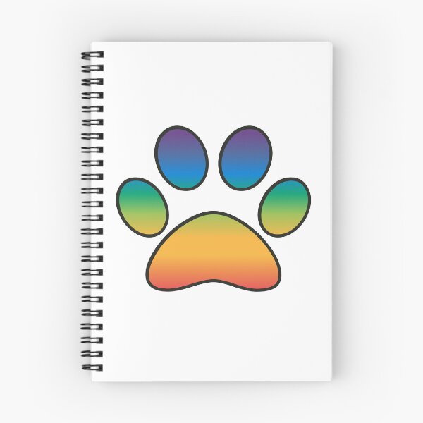 Item preview, Gradient Rainbow Bridge Pet Loss Pride Dog Cat Sympathy Paw designed and sold by MoePark.