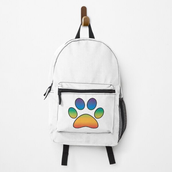 Item preview, Gradient Rainbow Bridge Pet Loss Pride Dog Cat Sympathy Paw designed and sold by MoePark.