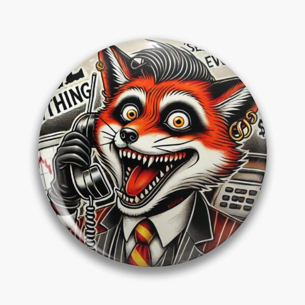 Item preview, The Chaos of Wall Street – Frenzied Fox Broker designed and sold by BeStartVision.