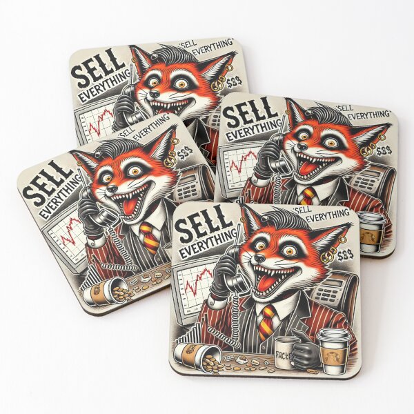 Item preview, The Chaos of Wall Street – Frenzied Fox Broker designed and sold by BeStartVision.