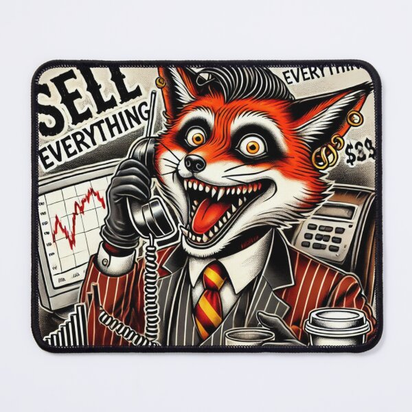 Item preview, The Chaos of Wall Street – Frenzied Fox Broker designed and sold by BeStartVision.
