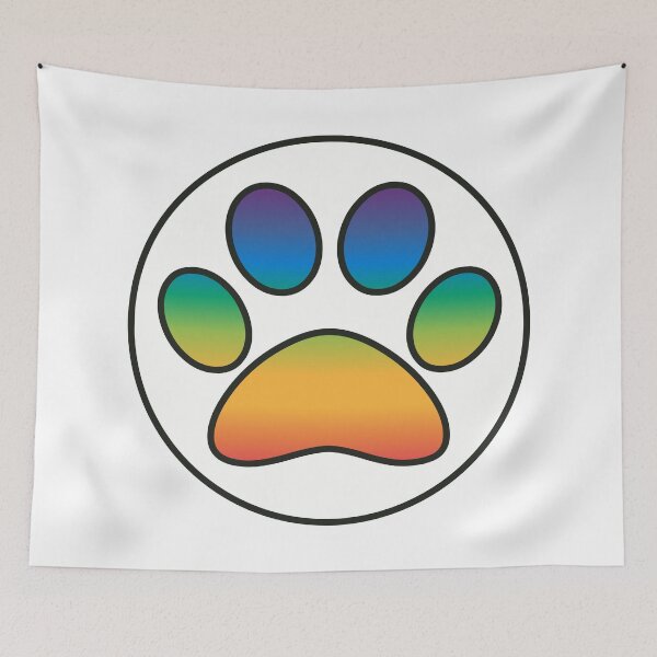 Item preview, Rainbow Bridge Pet Loss Pride Dog Cat Sympathy Paw designed and sold by MoePark.