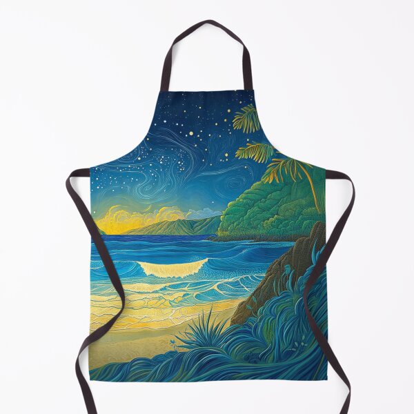 Item preview, Evening Ocean Beach in Hawaii Painting designed and sold by MagicalOceanArt.
