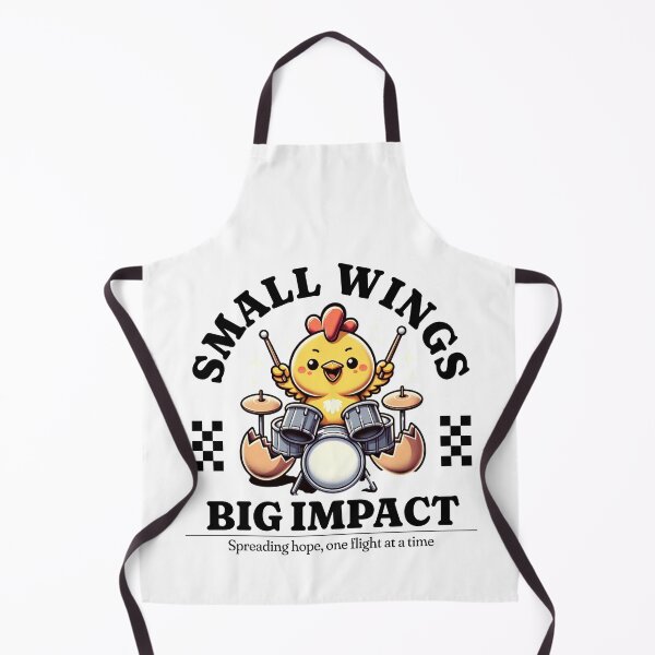 Item preview, Small wings Big Impact chicken designed and sold by Panda Creative Studio.