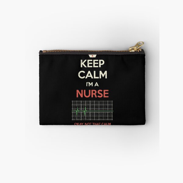 Item preview, Keep Calm I'm A Nurse - Hospital Heartbeat ECG designed and sold by anziehend.