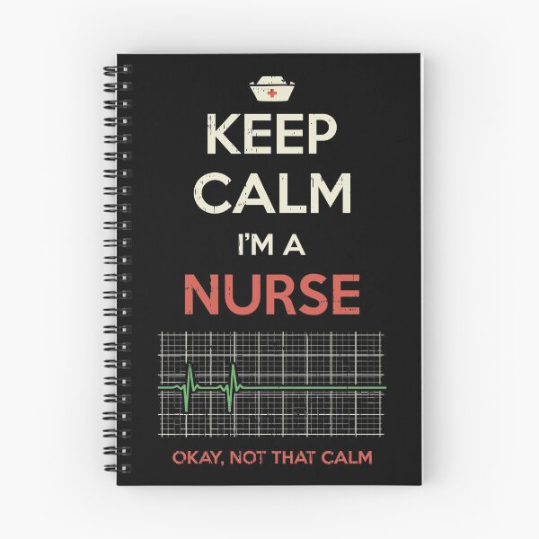 Item preview, Keep Calm I'm A Nurse - Hospital Heartbeat ECG designed and sold by anziehend.