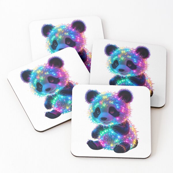 Item preview, Rainbow Burst Panda designed and sold by GloriousArtSKD.
