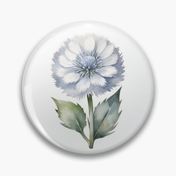 Item preview, White Bachelor's Buttons designed and sold by HOMETOWN86.