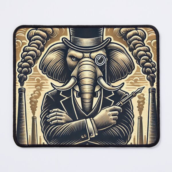Item preview, Industrial Tycoon Elephant – Monopoly King of Smoke designed and sold by BeStartVision.