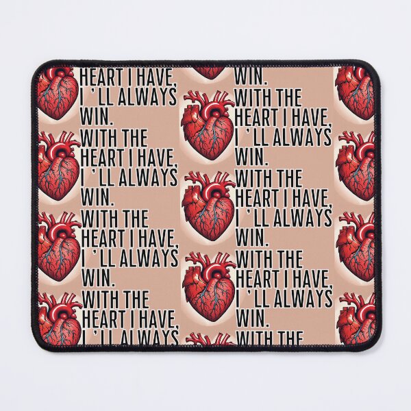 Item preview, With The Heart I Have I’ll Always Win Tan designed and sold by bitebackcobbc.