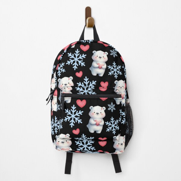 Item preview, Polar bear, snowflakes and little hearts designed and sold by Topmel.