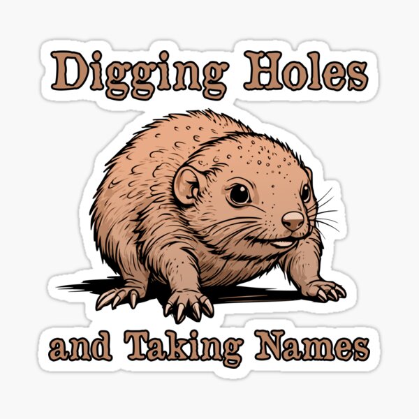 Item preview, Prairie Dog - Digging Holes designed and sold by GalacticLabs.