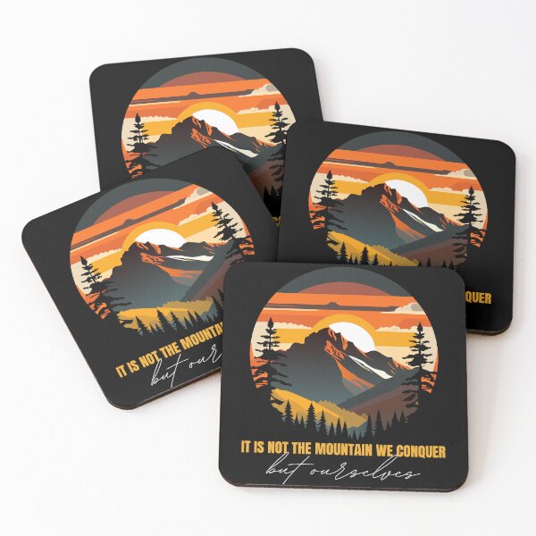 Item preview, It Is Not the Mountain We Conquer - But Ourselves designed and sold by The Wandering Bookworm.