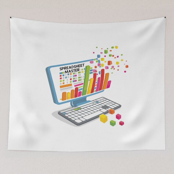 Item preview, Retro Spreadsheet Master designed and sold by GalacticLabs.