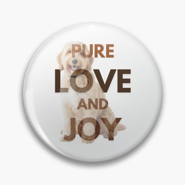 Item preview, Pure Love and Joy – Adorable Sheepadoodle Dog Design designed and sold by Fredster1966.