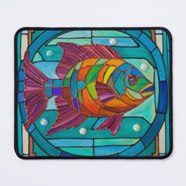 Item preview, Vibrant Fish designed and sold by Megan JL Evans Art.
