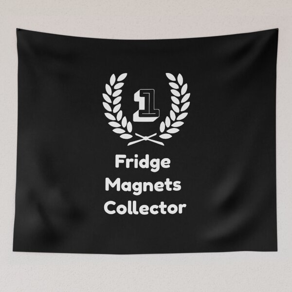 Item preview, Number 1 Fridge Magnets Collector white designed and sold by we1000.