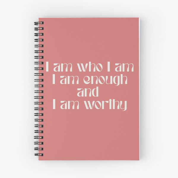 Item preview, I am who I am, I am enough, and I an worthy designed and sold by LUV963.