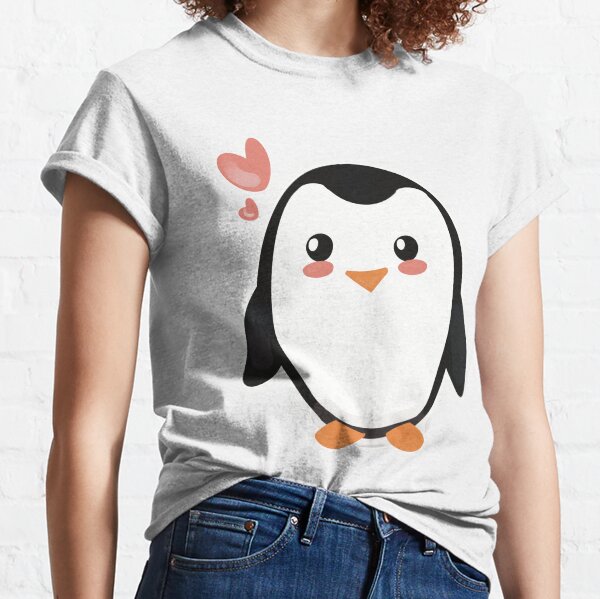 Item preview, Adorable Penguin Couple Matching Shirts – Perfect Pair designed and sold by OlavLiv.