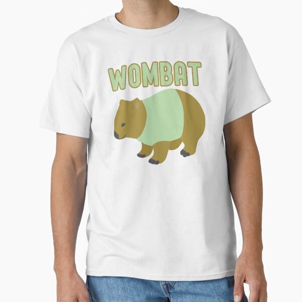 Vista previa del artículo con la obra «Wombat super lindo», diseñado y vendido por pUNKnown.