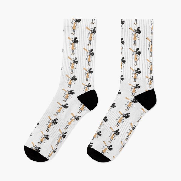 Item preview, Girl in orange looking up the night sky designed and sold by jasmineberry.