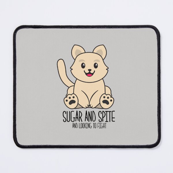 Item preview, Sugar and Spite – Cute Dog with Sassy Quote designed and sold by Stacey Spivak.
