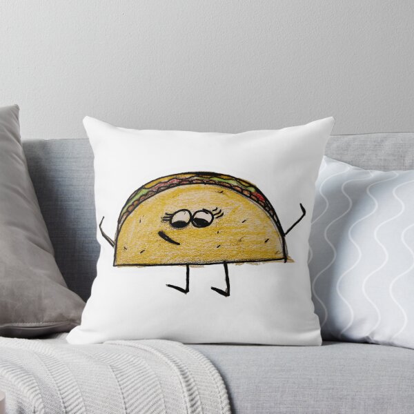 Item preview, Taco cartoon drawing designed and sold by Raineylanes.