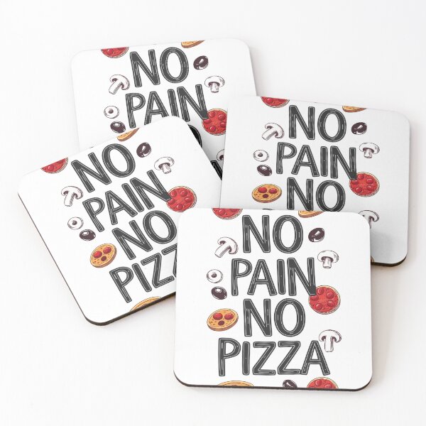 Item preview, "No pain no pizza" ?? designed and sold by KerOo1.