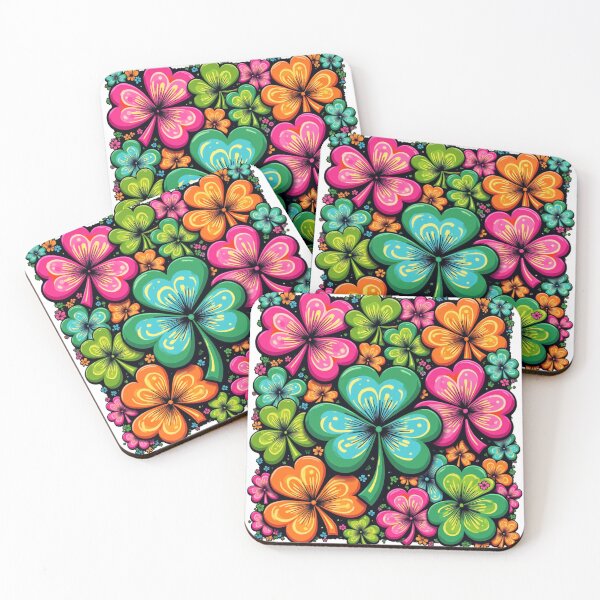 Item preview, Colorful Clovers designed and sold by VDprinting.