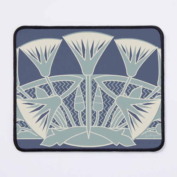 Item preview, Art Nouveau Egyptian Lotus blossoms designed and sold by Aakheperure.
