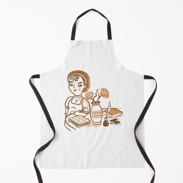 Item preview, Jane Austen sitting at her desk smiling designed and sold by jasmineberry.
