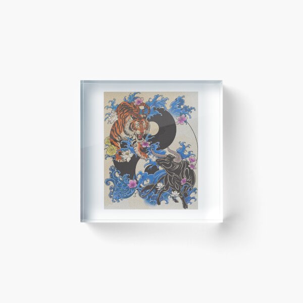 Item preview, Tiger and ox designed and sold by HoodRatSwagger.