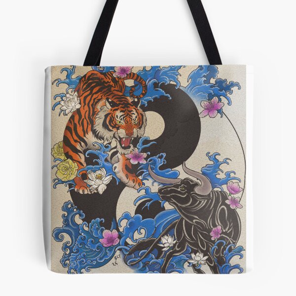 Item preview, Tiger and ox designed and sold by HoodRatSwagger.