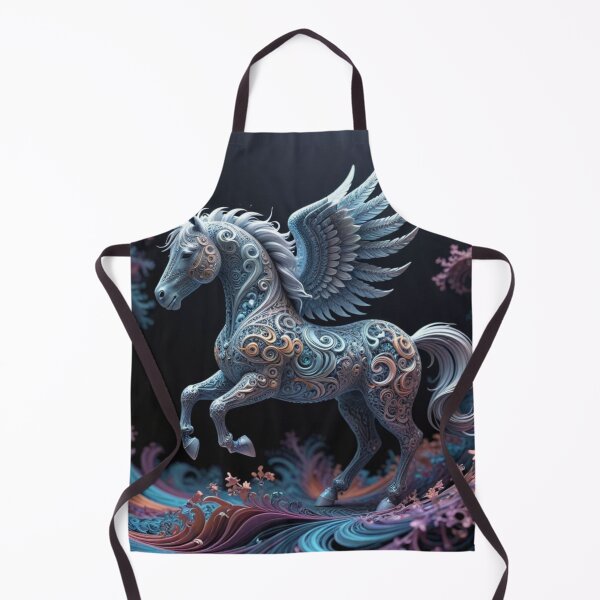 Item preview, Ornate Winged Unicorn in a Floral Kingdom designed and sold by Harmonic_Layers.