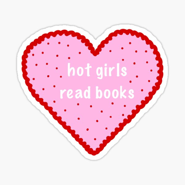 Item preview, Hot Girls Read Books designed and sold by rocklandsticker.