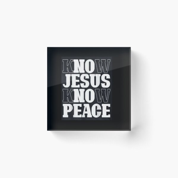 Item preview, Know Jesus Know Peace designed and sold by NellavVv.