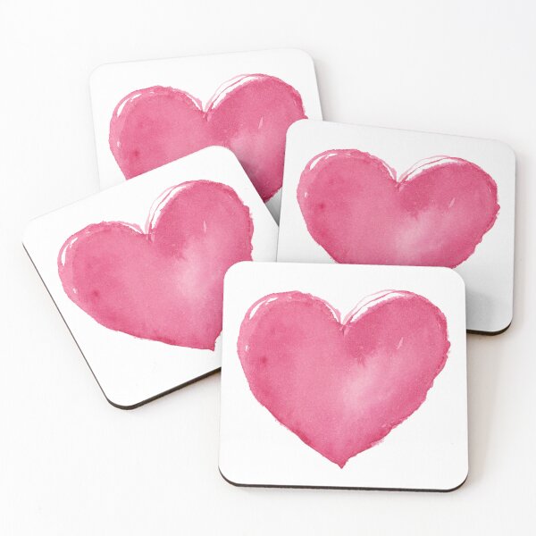 Item preview, Watercolor Bubble Gum Heart designed and sold by ALA Creative Studio.
